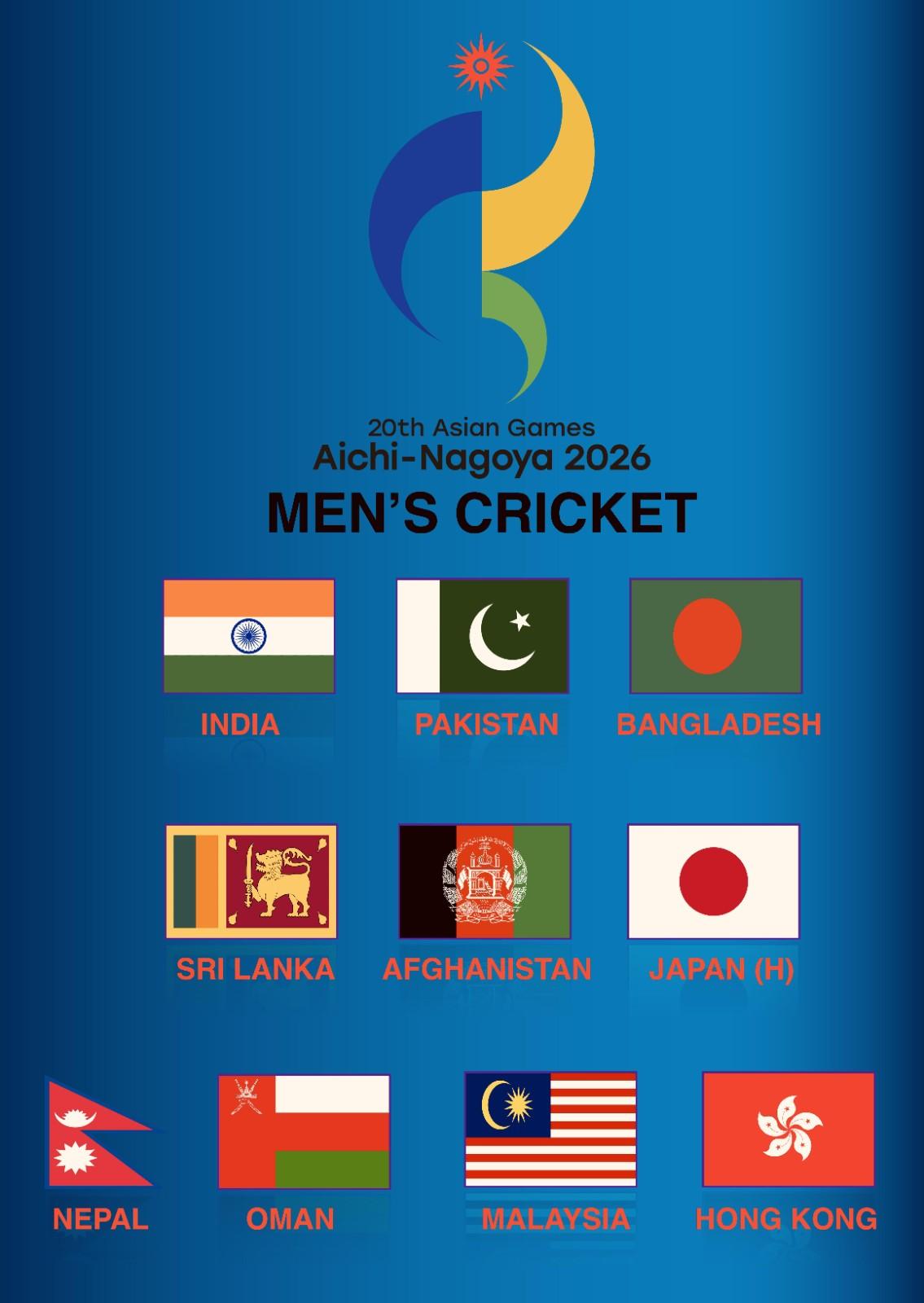 Asian Games 2026 Cricket Teams